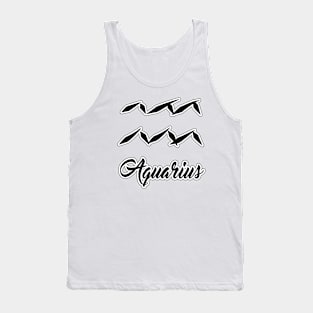 Aquarius Zodiac design Tank Top